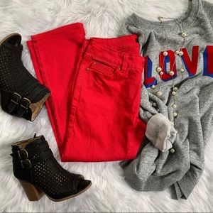 White House Black Market slim cropped jeans